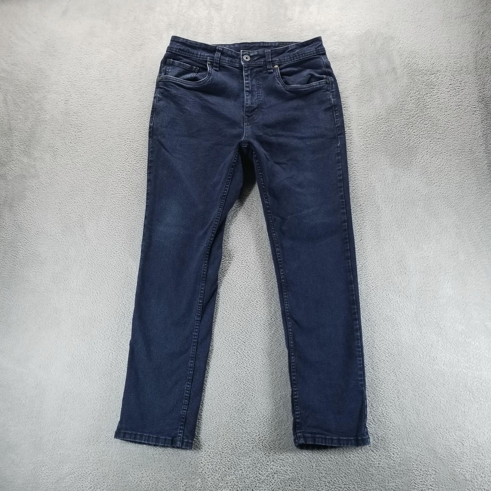 The Perfect Jean NYC Jeans Mens 32x30 Blue Slim Thick Dark Wash Stretch Comfort